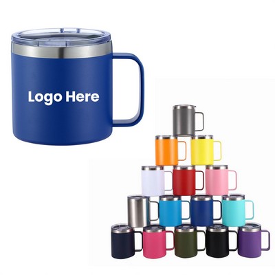 12 Oz. Stainless Steel Coffee Mug