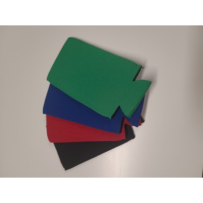 12 Oz. Black Slim Seltzer Can Cooler