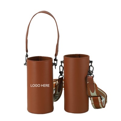 PU Leather Vintage Cup Sleeve