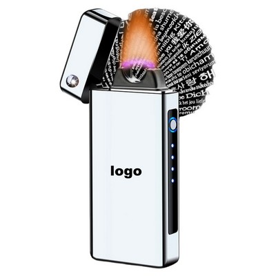 Metal USB Rechargeable Arc Flame Lighter for Cigars & Gifts