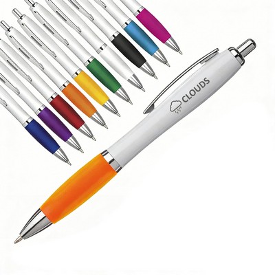 Promotional Pen Contoured Rubber Grip
