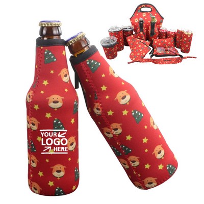 11oz Customized Christmas Gift Beer Bottle Sleeves